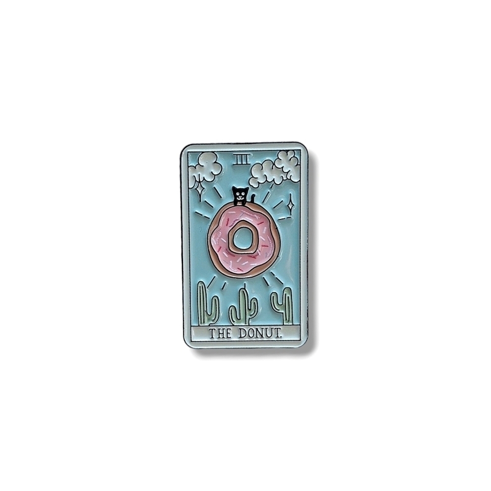 The Donut Tarot Card Pin/Brooch